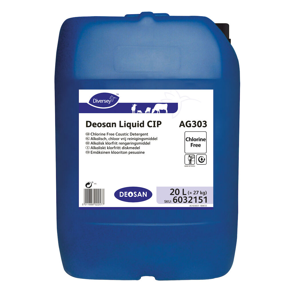 Deosan Liquid CIP AG303 20L - Emäksinen klooriton pesuaine